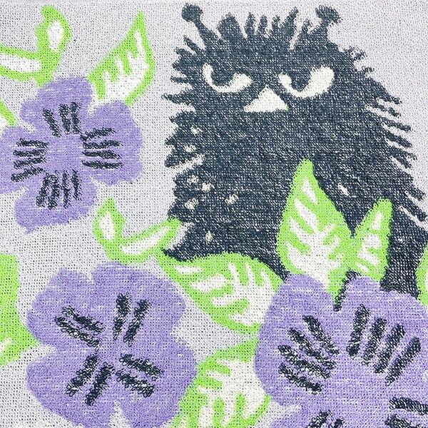 ムーミン ミニバスタオル  パープルラベンダー バス用品 ポルトガル製