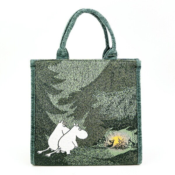ムーミン 森の奥で ミニバッグ (グリーン)