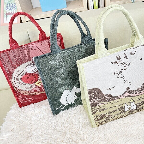 ムーミン 森の奥で ミニバッグ (グリーン)