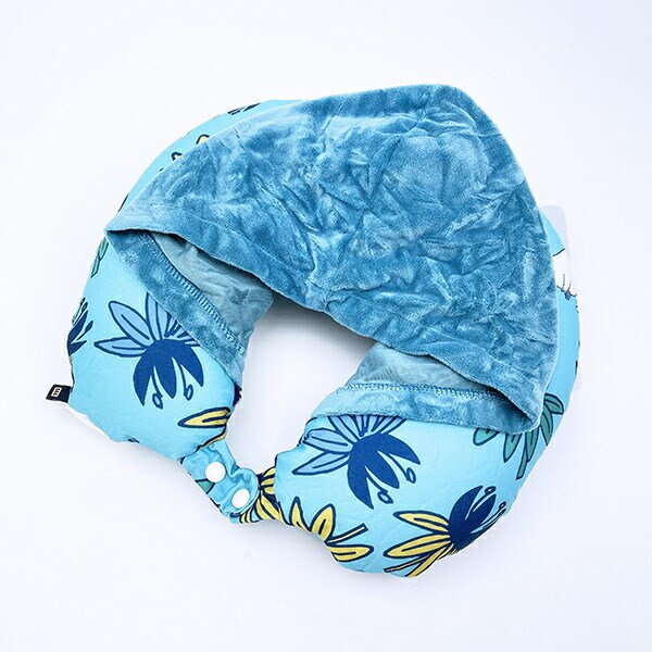 ムーミン フード付きネックピロー 枕 旅行