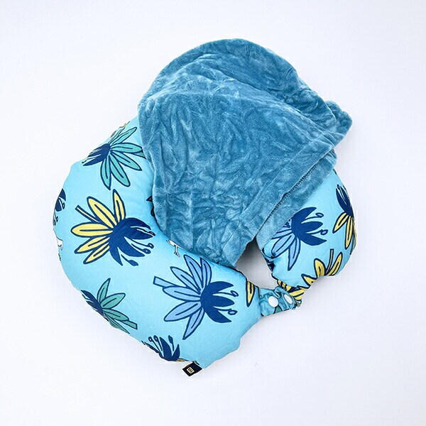 ムーミン フード付きネックピロー 枕 旅行