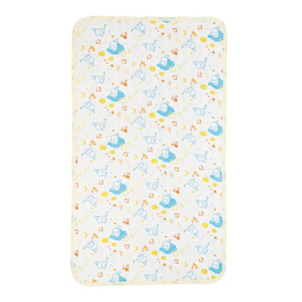 ムーミン 空で遊ぶ 防水キルトパッド ベビー