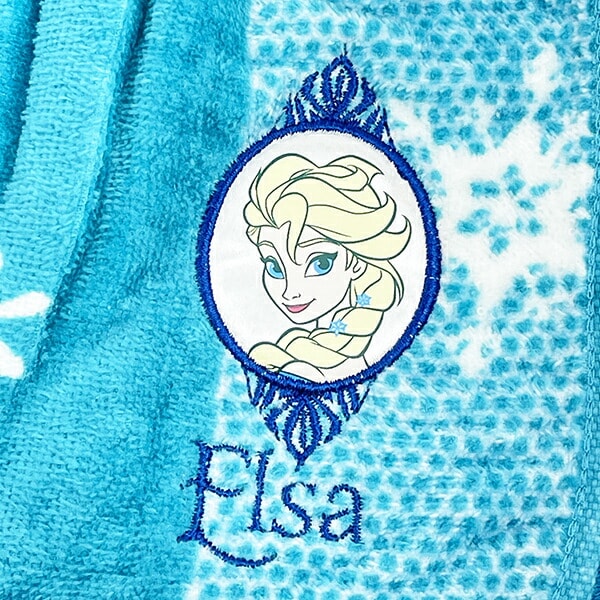 ディズニー アナと雪の女王 ドレッシーエルサ ドレスタオル 洗面所 バス用品 インテリア ブルー