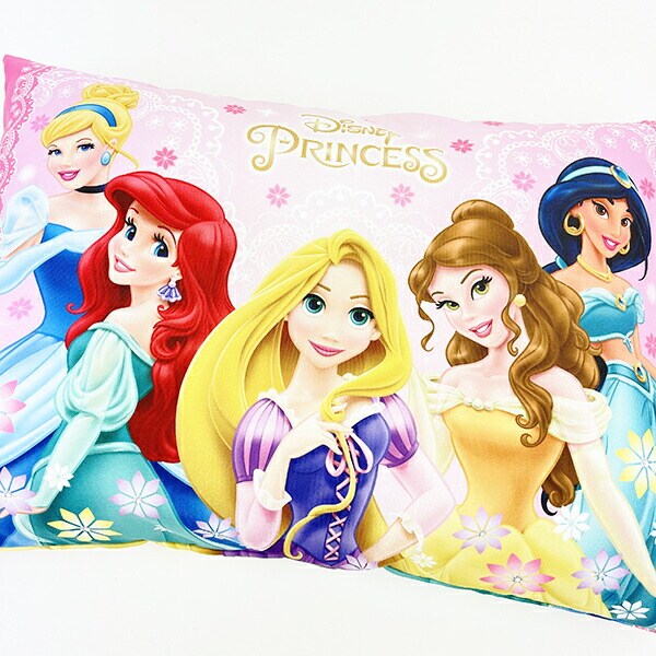 ディズニー プリンセス フラワーズレース ジュニア枕 寝具 キッズ 子ども枕