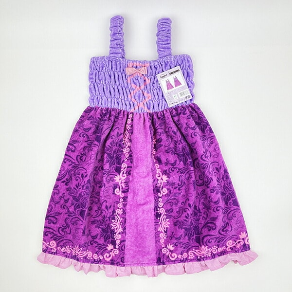 ディズニープリンセス 塔の上のラプンツェル ラプンツェル プチドレス キッズ バスドレス タオル サマー