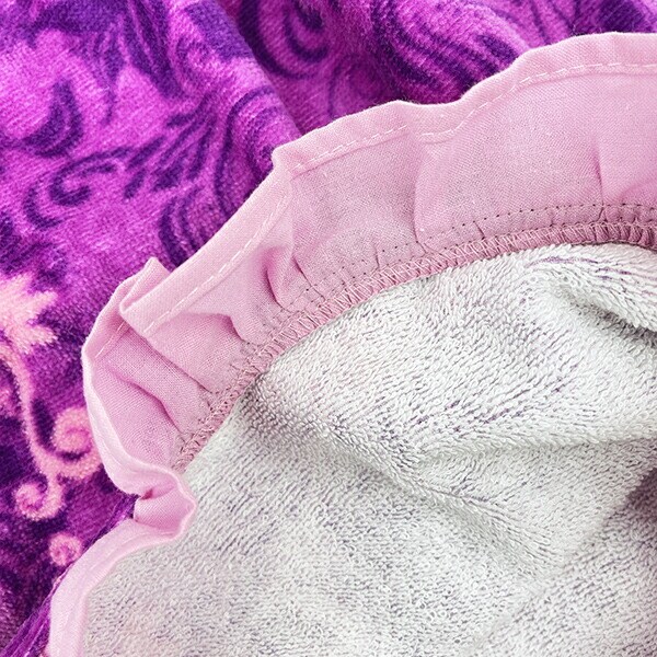 ディズニープリンセス 塔の上のラプンツェル ラプンツェル プチドレス キッズ バスドレス タオル サマー