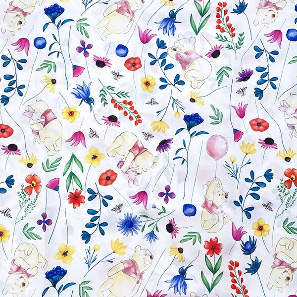 ディズニー くまのプーさん エコバッグ ハピネスフラワーデイ Disney