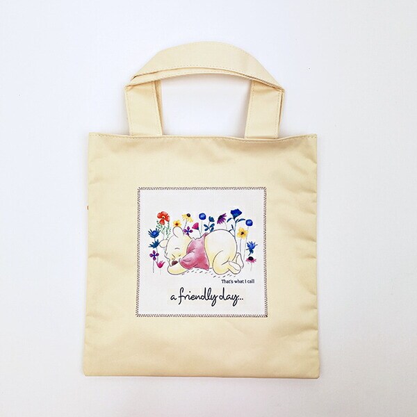 ディズニー くまのプーさん ミニトートバッグ ハピネスフラワーデイ Disney