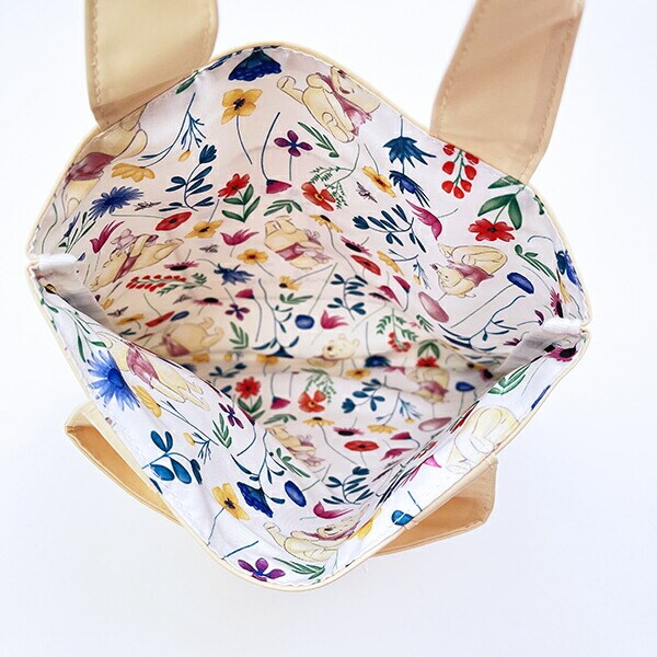 ディズニー くまのプーさん ミニトートバッグ ハピネスフラワーデイ Disney