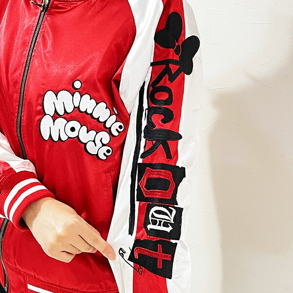 ディズニー ミニーマウス レッドガール スカジャン (L) ブルゾン アパレル Disney