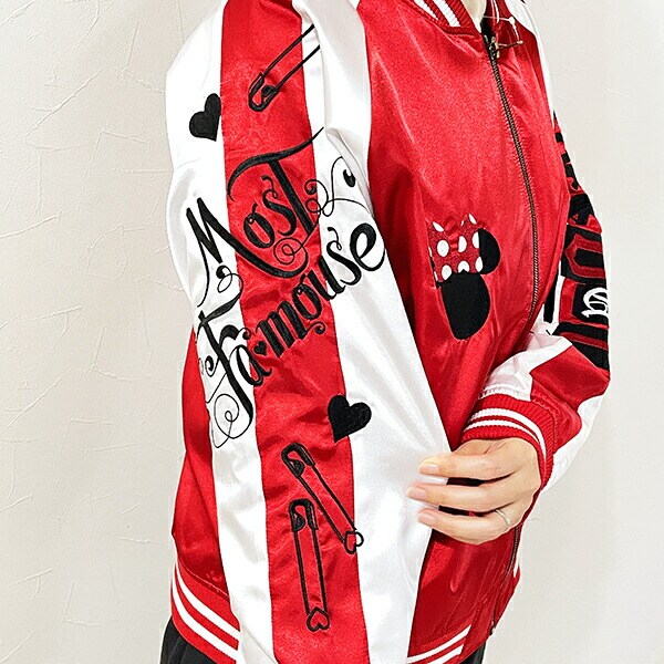 ディズニー ミニーマウス レッドガール スカジャン (L) ブルゾン アパレル Disney