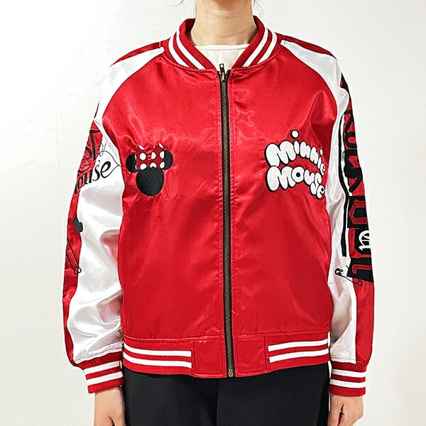 ディズニー ミニーマウス レッドガール スカジャン (L) ブルゾン アパレル Disney