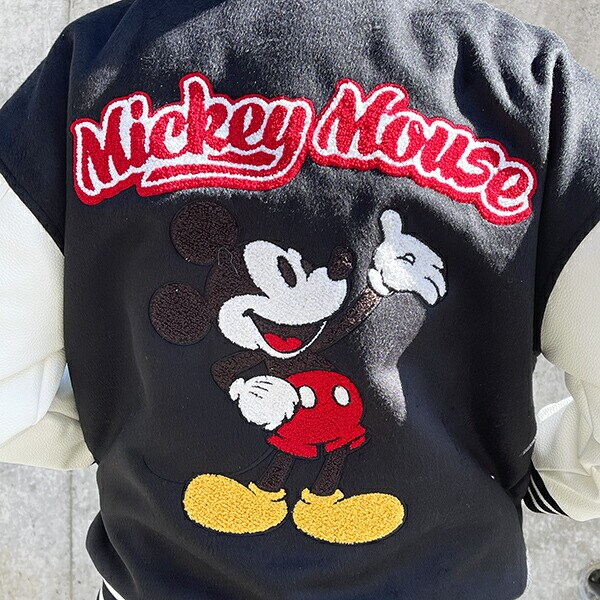 ディズニー ミッキーマウス クラブリーダー スタジャン L アパレル ユニセックス スカジャン キャラジャン