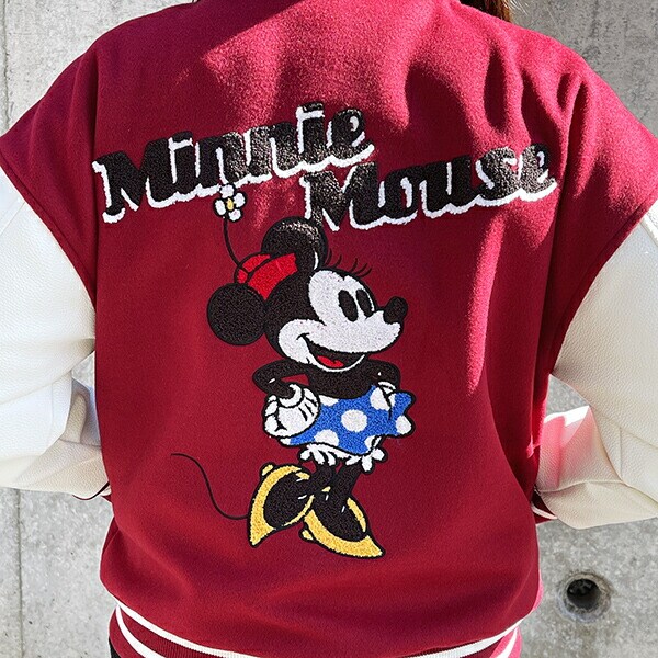 ディズニー ミニーマウス ベストミーエバー スタジャン L アパレル ユニセックス スカジャン キャラジャン