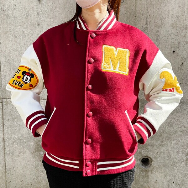 ディズニー ミニーマウス ベストミーエバー スタジャン L アパレル ユニセックス スカジャン キャラジャン