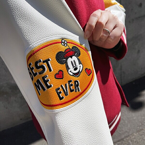 ディズニー ミニーマウス ベストミーエバー スタジャン L アパレル ユニセックス スカジャン キャラジャン