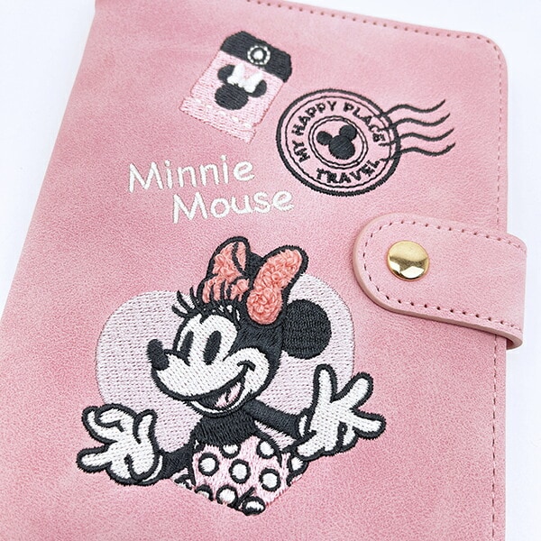 ディズニー ミニーマウス パスポートケース リボンスタンプ  Disney