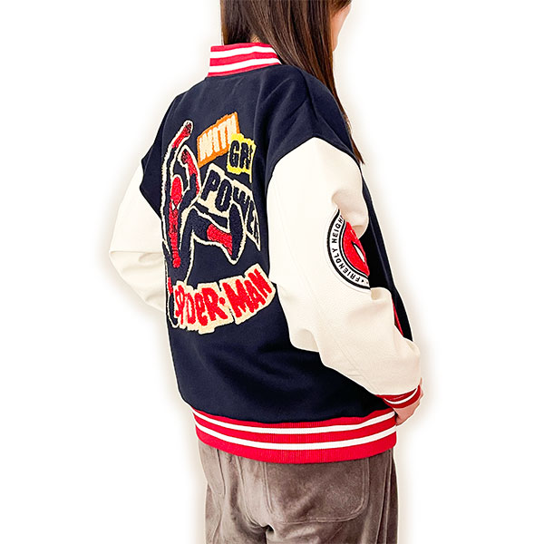 Marvel スパイダーマン グレートパワー スタジャン (L) キャラジャン アパレル マーベル