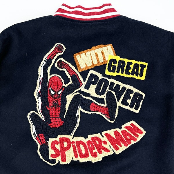Marvel スパイダーマン グレートパワー スタジャン (L) キャラジャン アパレル マーベル