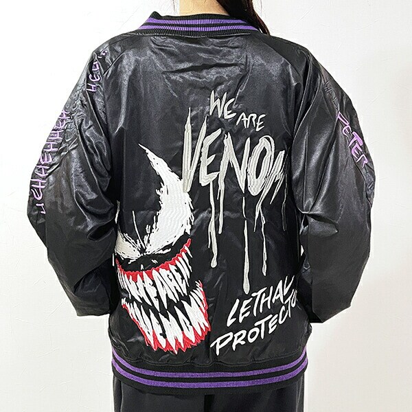 MARVEL ヴェノム ダークストロング スカジャン (3L) ブルゾン アパレル