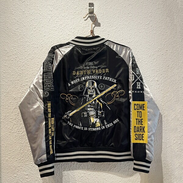 スターウォーズ スカジャン ダースベイダー ゴールドストロング L ジャンパー ブルゾン 上着