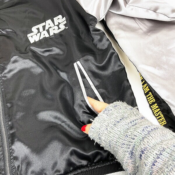 スターウォーズ スカジャン ダースベイダー ゴールドストロング L ジャンパー ブルゾン 上着