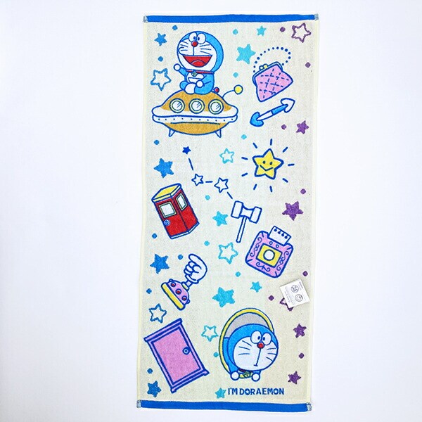 ドラえもん フェイスタオル 星とひみつ道具