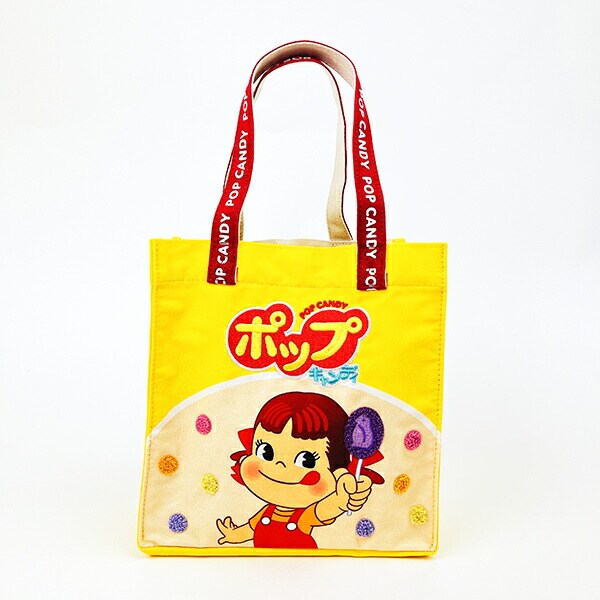 ペコちゃん ペコとポップキャンディ スクエアバッグ トートバッグ