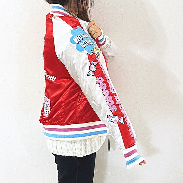 ペコちゃん ラブキャンディ スカジャン (L) キャラジャン アパレル peco