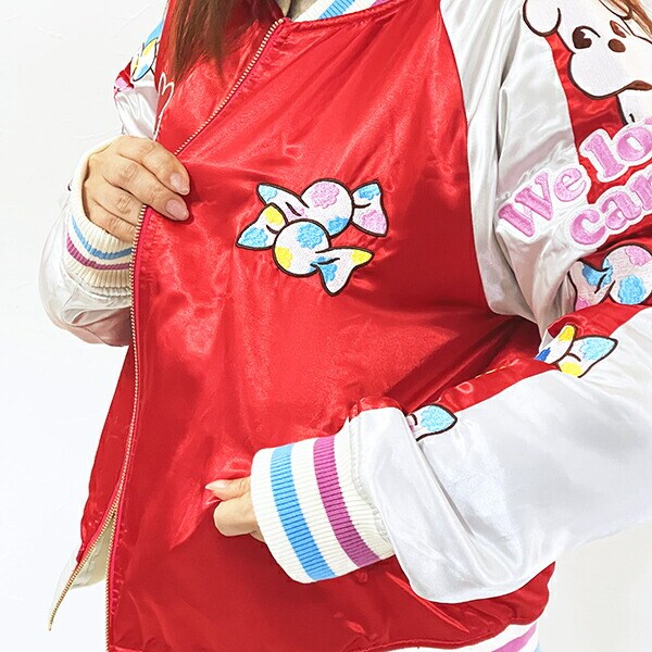 ペコちゃん ラブキャンディ スカジャン (L) キャラジャン アパレル peco