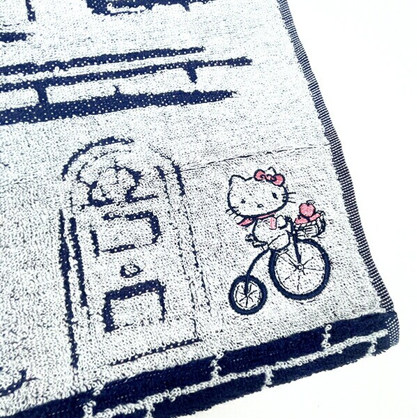 サンリオ ハローキティ マイタウンＮ フェイスタオル 洗面所 スポーツ グレー