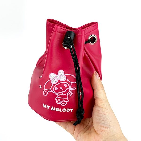 サンリオ マイメロディ キュートショット 巾着ポーチ ボールポーチ ゴルフボール ゴルフ用品 ピンク