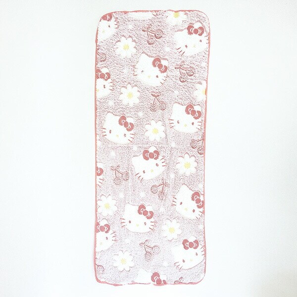 サンリオ ハローキティ ふわふわチェリー フェイスタオル 洗面所 スポーツ 旅行