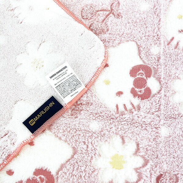 サンリオ ハローキティ ふわふわチェリー フェイスタオル 洗面所 スポーツ 旅行