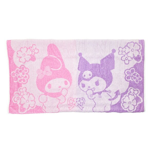 サンリオ マイメロディ＆クロミ タオルまくらカバー ふりむきフラワー Sanrio