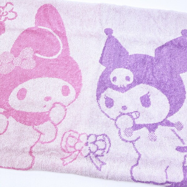 サンリオ マイメロディ＆クロミ タオルまくらカバー ふりむきフラワー Sanrio