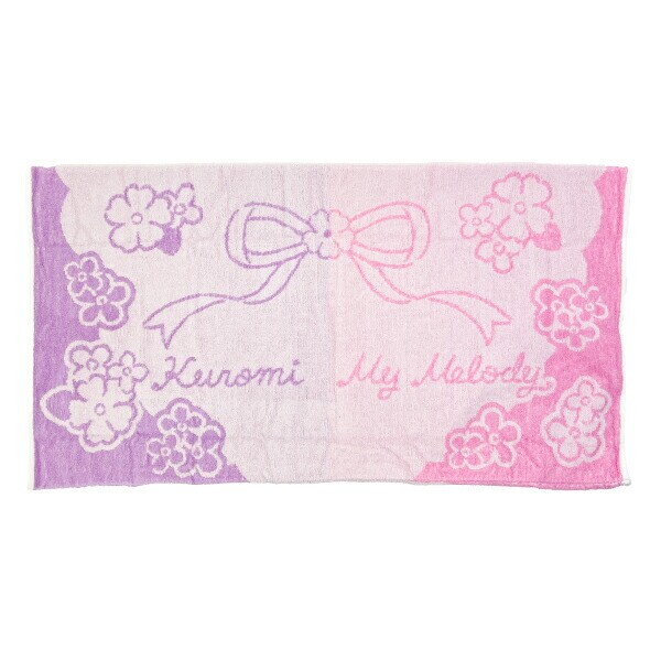 サンリオ マイメロディ＆クロミ タオルまくらカバー ふりむきフラワー Sanrio