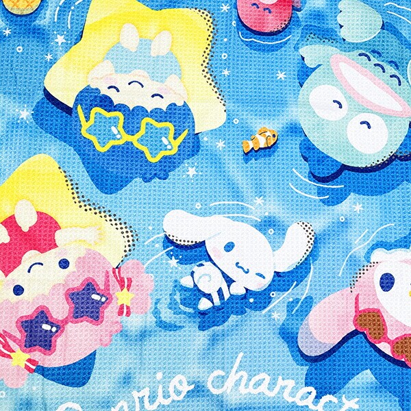 サンリオキャラクターズ サマーフローティング クイックドライバスタオル Sanrio