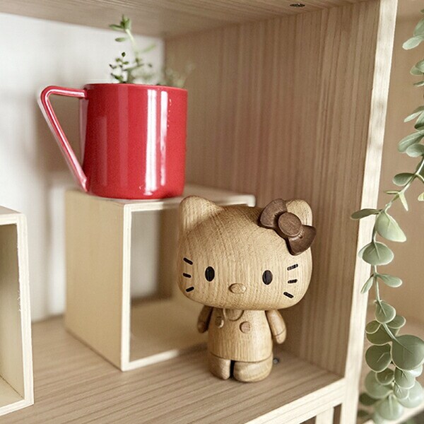 ボーイフッド ハローキティ 木製 オブジェ サンリオ インテリア 人形 BOYHOOD