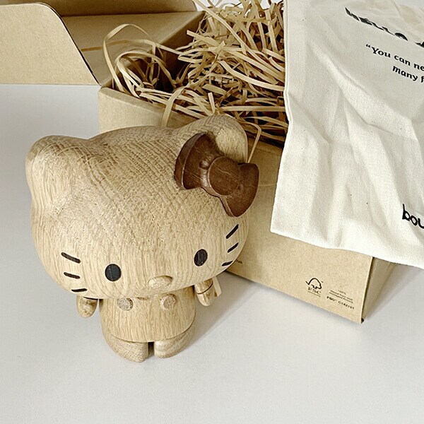 ボーイフッド ハローキティ 木製 オブジェ サンリオ インテリア 人形 BOYHOOD