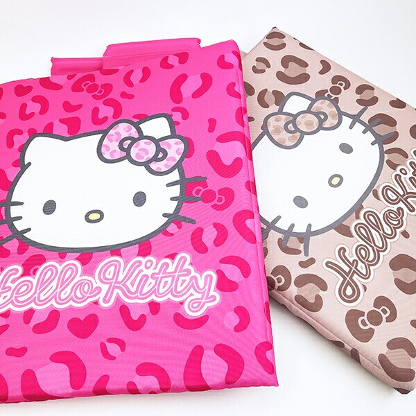 サンリオ ハローキティ カーフリーシートクッション (キティレオパードブラウン) カー用品 Sanrio
