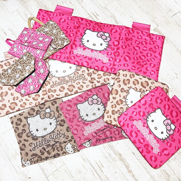 サンリオ ハローキティ カーフリーシートクッション (キティレオパードブラウン) カー用品 Sanrio