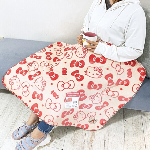 サンリオ ハローキティ オパールブランケット ぽこぽこリボン Sanrio