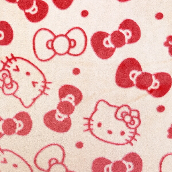 サンリオ ハローキティ オパールブランケット ぽこぽこリボン Sanrio