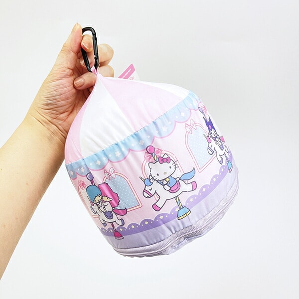 サンリオ たのしいメリーゴーランド ポーチ付きブランケット Sanrio