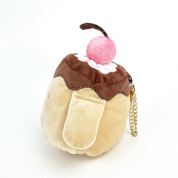 サンリオ ポムポムプリン プリンアラモード ポーチ 小物入れ 化粧ポーチ チェーン付