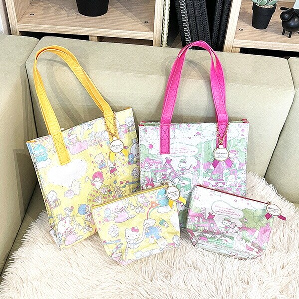 サンリオ サンリオキャラクターズ ラッピングイエロー ポーチ 小物入れ