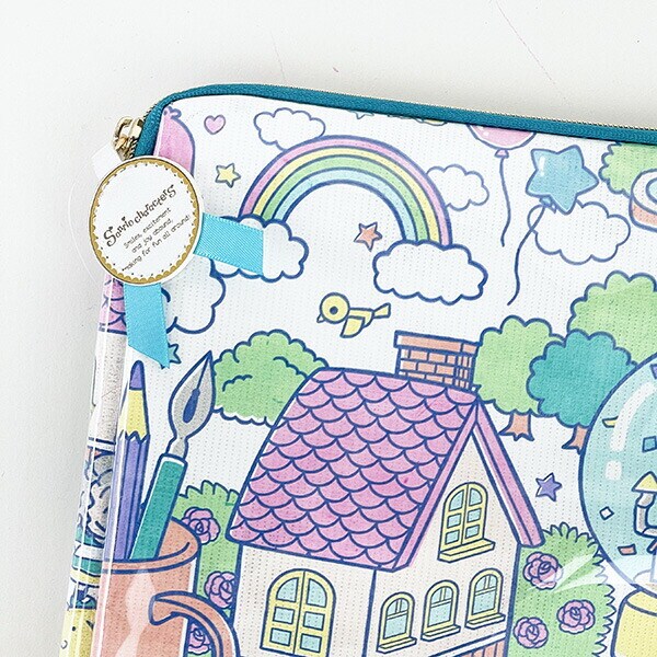 サンリオ サンリオキャラクターズ ラッピンググリーン タブレットケース マルチケース