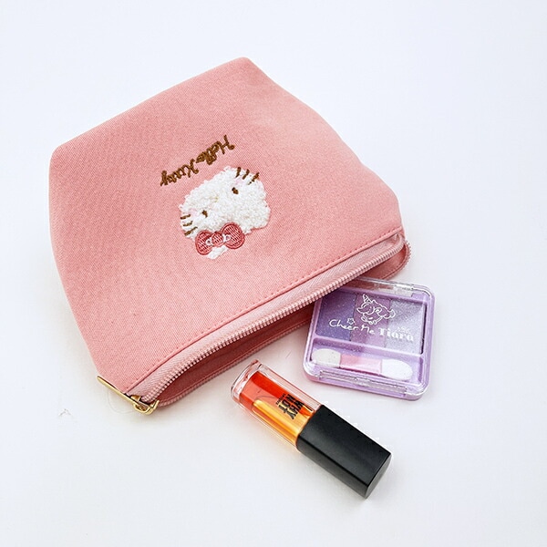 サンリオ ハローキティ ポーチ もこもこキティシリーズ Sanrio