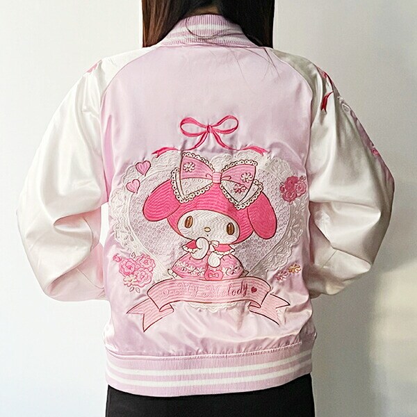 マイメロディ レースピンクローズ スカジャン サンリオ ブルゾン